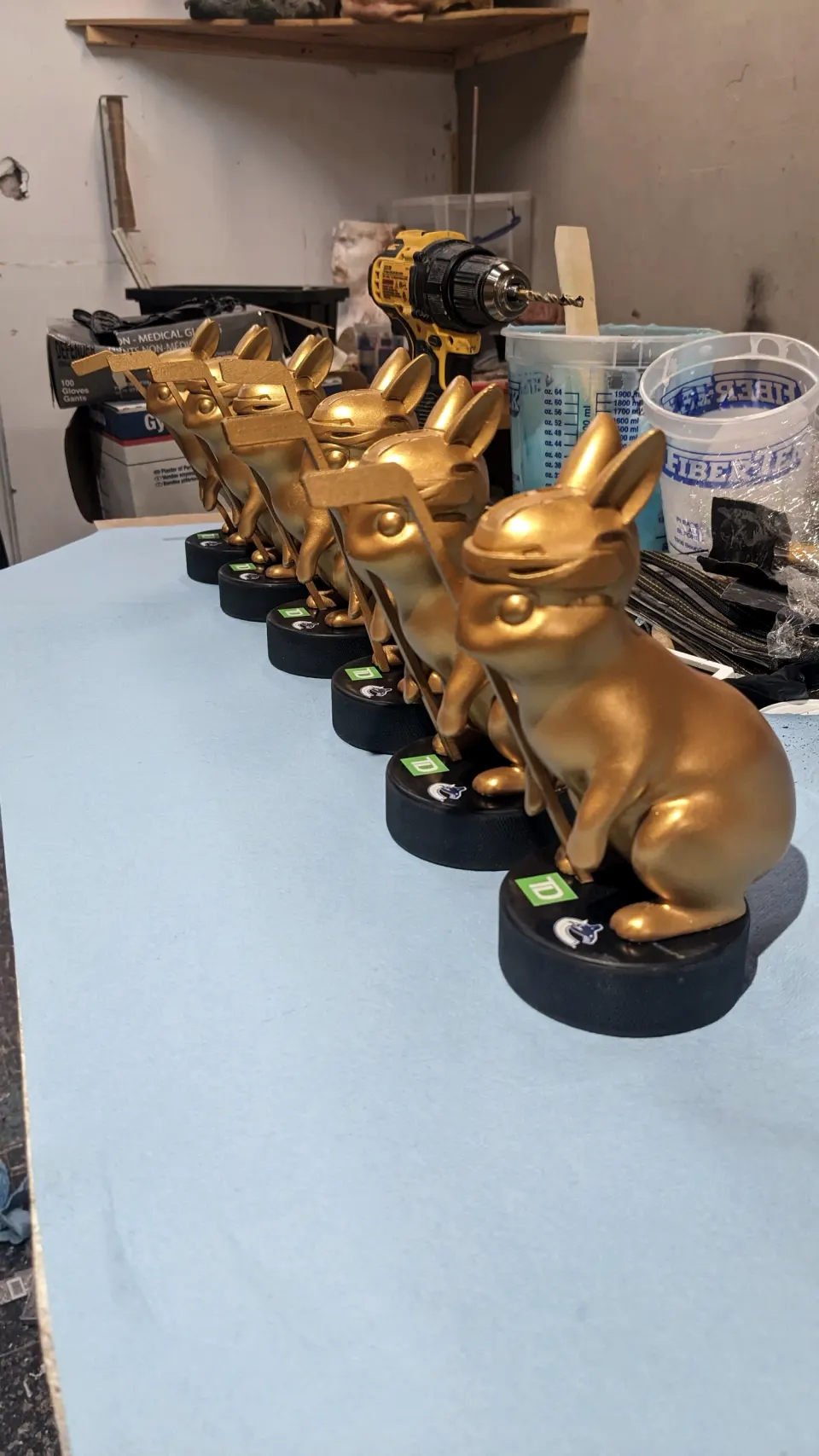 Canucks Bunnies, creature & mask fabrication by Main Character Creations (photo 10)