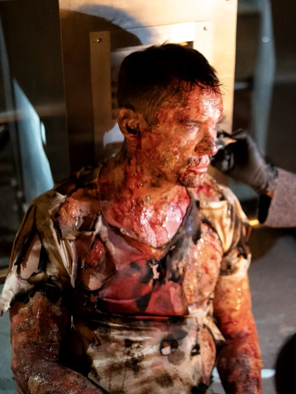 Jonathan Rhys Meyers: Burn, injury & gore effects by Main Character Creations (photo 3)