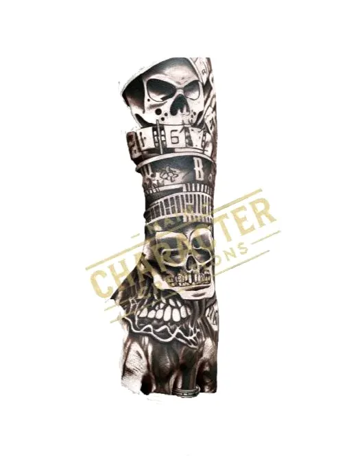 Tattoo Transfers, character makeup by Main Character Creations (photo 13)