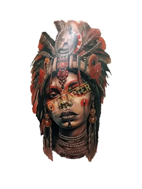 Tattoo Transfers, character makeup by Main Character Creations (photo 19)